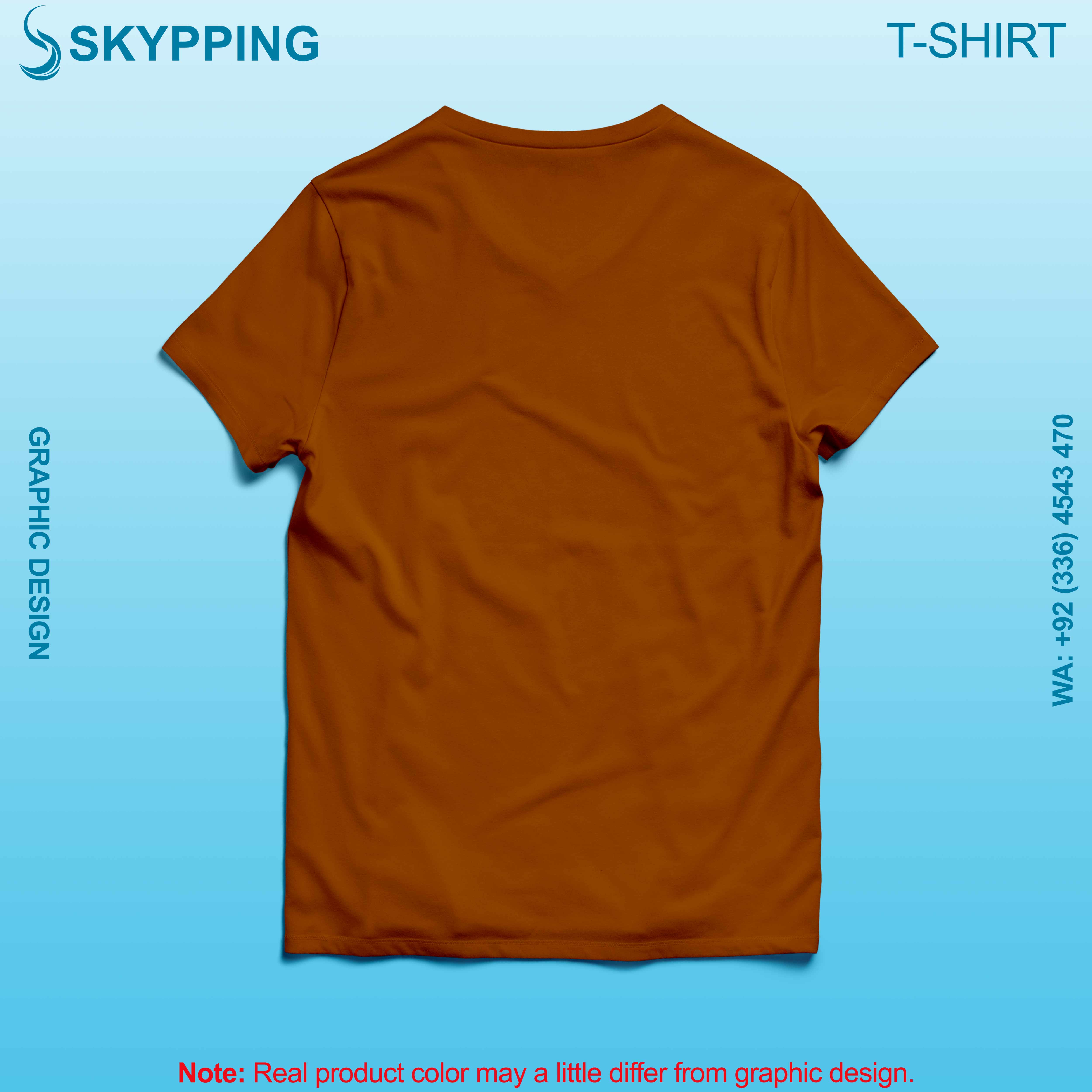 V-Neck Short set-in style sleeve long length t-shirt with shoulder panel for men